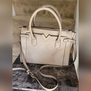 Grey Medium Tote with Straps